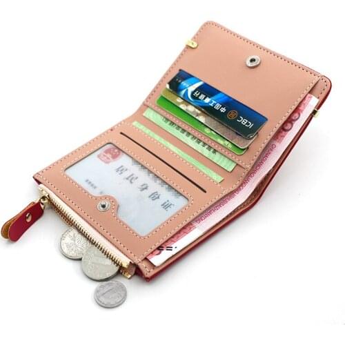 2021Fashion Womens Wallet Coin Purse Fashion Wallets for Woman Card Holder Small Ladies Wallet Female Hasp Mini Clutch for Girl