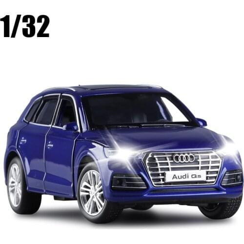 1/32 New AUDI Q5 Simulation Toy Vehicles Model Alloy Toys Genuine License Collection Gift 6 Open Doors Car Kids Free Shipping