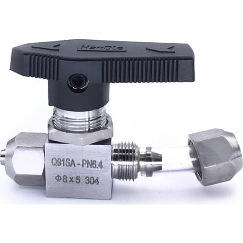 Fit 6/8/10/12mm OD PU Tube Hose Quick Twist Ball Valve 304 Stainless Stel 915 PSI Water Gas Fuel Oil Pneumatic