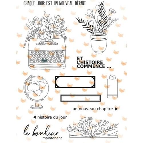 FrenchTransparent Clear Silicone Stamp/Seal for DIY scrapbooking/photo album Decorative clear stamp A7271