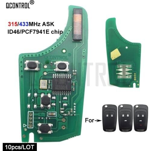 QCONTROL Car Control Remote Key Electronic Circuit Board for Chevrolet Malibu Cruze Aveo Spark Sail