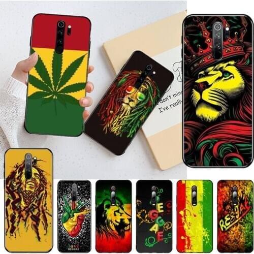 Cori Reith rasta lion reggae bob marley Luxury Unique Phone Cover for Redmi Note 9 8 8T 8A 7 6 6A Go Pro Max Redmi 9 K20 K30