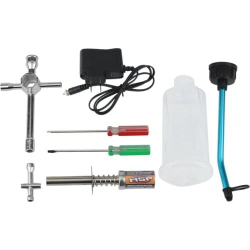 For 80141 HSP Glow Plug Starter Igniter AC Charger Ignition for Gas Nitro Engine Power 1/10 1/8 RC Car Engines