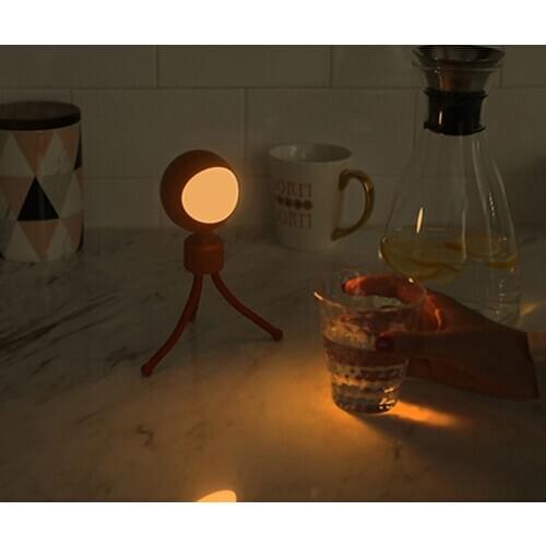 Alien Night Light LED Dimming Night Lamps for Bedroom Bedside Wardrobe Induction Lamp Baby Light USB Desk Lamps Decor Luminaire