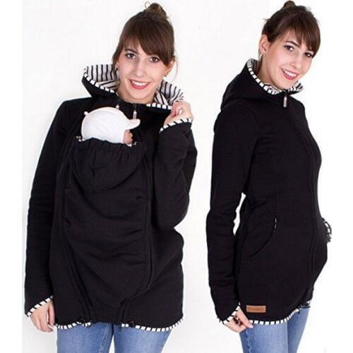 Maternity Pregnancy Hoodie Baby Carrier Jacket Kangaroo Hoodie Outerwear Coat For Pregnant Women Carry Baby Pregnancy Clothing