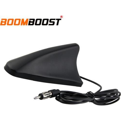 High quality Black Universal FM function Shark Fin Car Auto Roof Top Radio Antenna Aerial for BMW