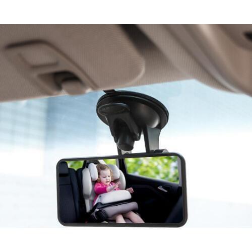 1Set Adjustable Baby Car Mirror Car Seat Safety Mirror Wide View Rear Mirror For Child Safety Monitor