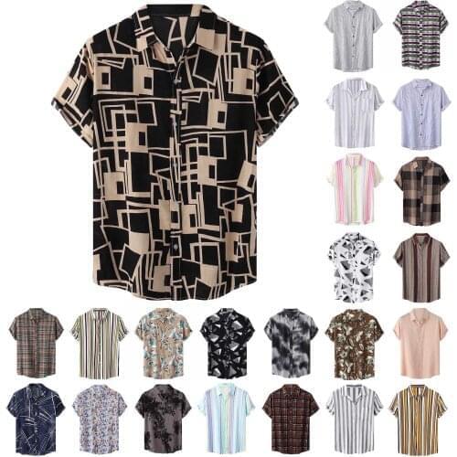 ZHDAOR Men's Beach (Hawaiian) Shirts