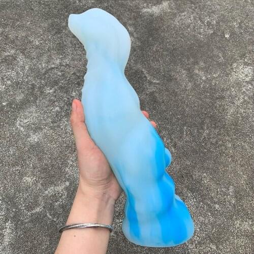 Liquid silicone 29cm Long Dildos silicone Realistic Penis G spot Clitoris Stimulate Penis Rabbit Shaped Dildo Sex Toys For Women