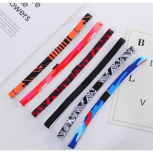 1pcs Yoga Running Fitness Headband Sport Hair Band Yoga Football Anti-slip Elastic Sweatband Gym Sport Headband Accessories