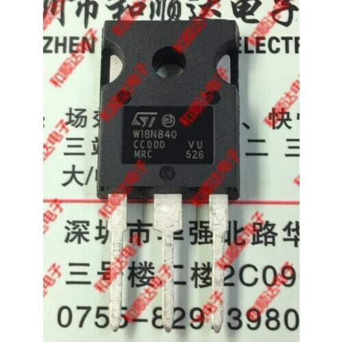 10pcs/lot W18NB40 STW18NB40 brand new spot TO-247 400V 18.4A