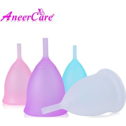 100pcs menstrual cup copa menstrual de silicona medica menstruation cup period cup feminine hygiene copita menstrual aneercare