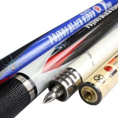 2018 POINOS Billiard Pool Cues Stick 11.5mm/10mm Tips Three Colors China