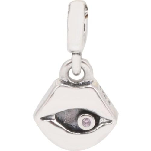 Authentic 925 Sterling Silver Charm Creative My Bright Eyes Fashion Pendant Fit Pandora Women Bracelet & Necklace Diy Jewelry