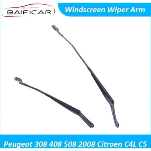 Baificar Brand New Windscreen Wiper Arm Rain Front Windshield For Peugeot 308 408 508 2008 Citroen C4L C5