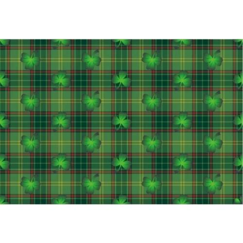 Green Lattice Clover Photography Background Family Party Decor Photo Booth Studio Prop