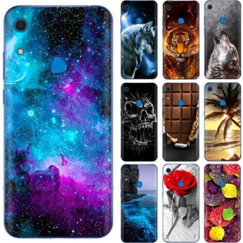 For Huawei Y6s Case Soft Silicon Back Cover Phone Case 6.09 inch for Huawei Y6S Y6 S Clear TPU Case Cartoon Bumper Coque Bags