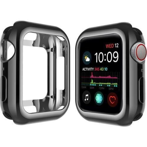 For Apple Watch 6 5 4 3 2 1 SE Soft Bumber TPU Case for Apple Watch 44mm 40mm 42mm 38mm Shock Proof Cover for iWatch Accessories