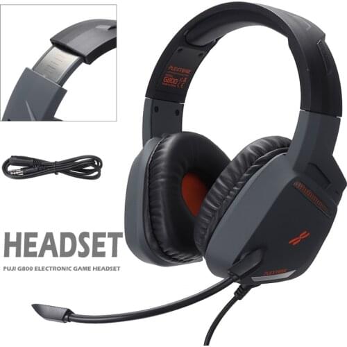For PS4/Xbox One/PC 1pc 3.5mm Adjustable Surround Sound Gaming Headphone High Quality Noise Reduction Earphone Pohiks