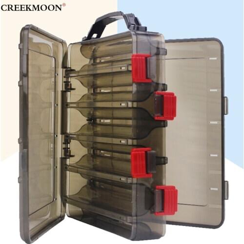 Double Sided Squid Jig Box Baits Lure Hook Storage Case Holder 20*17*5cm Fishing Lures Supply Fishing Tackles Box Pesca