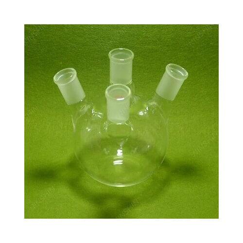 Flat Bottom Flask,1000ML,4 Neck,24/40,Four Neck,lab Flask 24/40