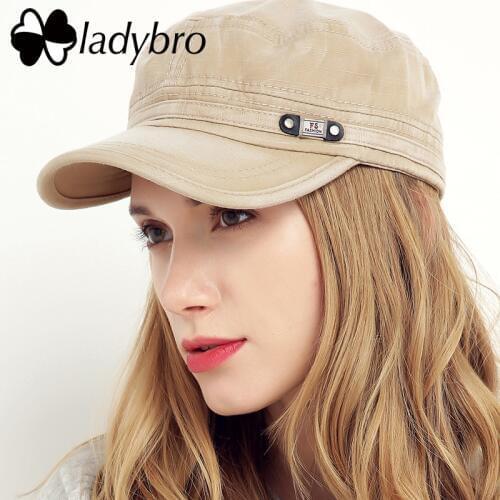 Ladybro Retro Men Hat Cap Women Brand Fashion Letter Snapback Baseball Cap Gorra Male Breathable Casquette Flat Hat Black Bone