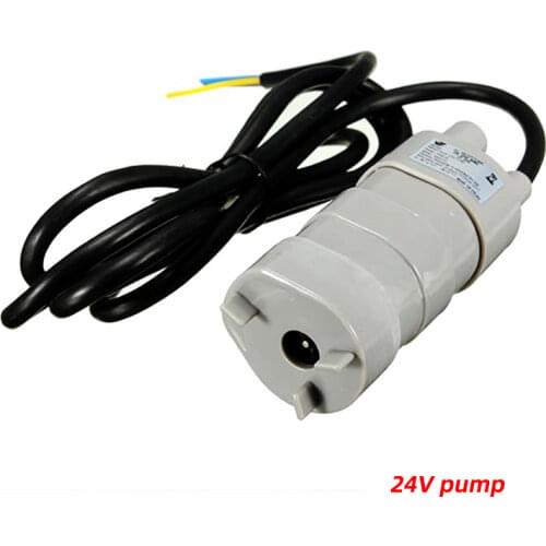 Best Sale 12V 24V 600L/H high pressure Dc Submersible water Pump Three-wire Micro Motor Water Pump with adapter