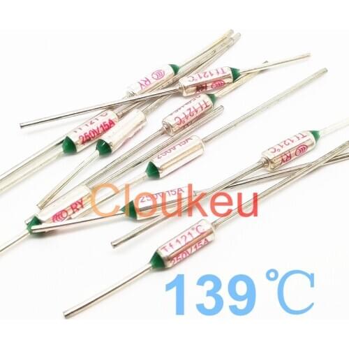 RY Tf 139C 250V10A Metal temperature fuse 139 Centigrade