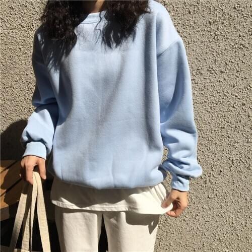 New 2021 spring sWEET Harajuku style Loose Hoodies Womens Female oversized hoodies Wholesale