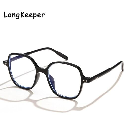 Computer Glasses Frame Women Men Anti Blue Light Square Eyewear Womens Blue Light Blocking Glasses Optical Spectacle Eyeglass