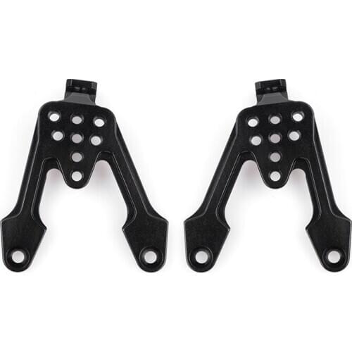 KYX Racing Aluminum Front Suspension Bracket Shock Towers Upgrades Parts Accessories for 1/10 RC Crawler Car Axial SCX10