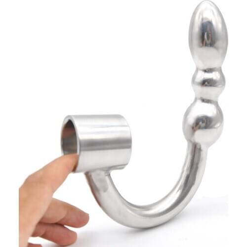 Adult Products Stainless Steel Anal Hook With Ball Anal Plug Sex Toy Gift Adult Sex Toy For Men Women Sex Shop