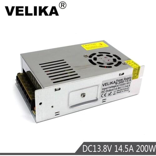 200W 14.5A 13.8V DC Power Supply Switch Transformer 220v 110v AC to fonte 13.8V USP For Led Strip light Lamp CNC CCTV 3D Printer