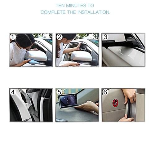 USB Car HD Reversing Blind Spot Side Rear View Camera Waterproof