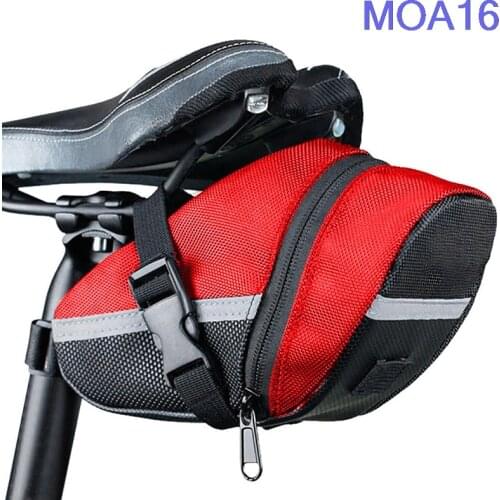 20*8*6cm Bicycle Rear Tail Seat Bag Mountain Road Bike Riding Cycle Saddle Bag Outdoor Bicycle Seatpost Pouch 3Colors
