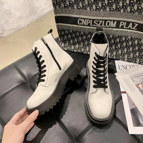 2021 Women Martin Boots British Style Restoration Female Chelsea Boots Newest Type Locomotive Women Boots