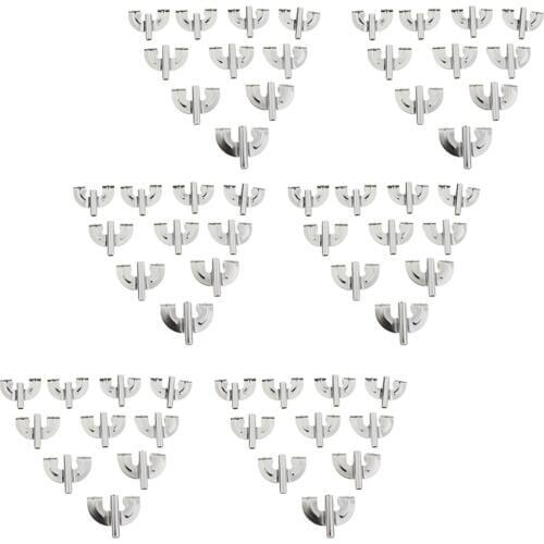 60Pcs Bass Drums Claw Hook Iron for Drummer Adults Drum Set Replacement Parts