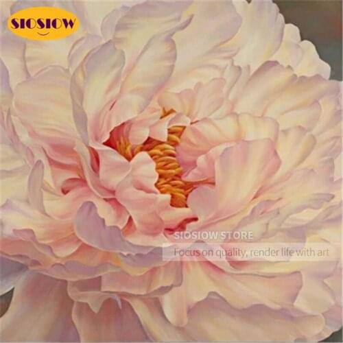 5D DIY Peony Flower Rhinestone Diamond Painting Crystal Full Drill Square Round Dimond Mosaic Embroidery Cross-Stitch Decor Home