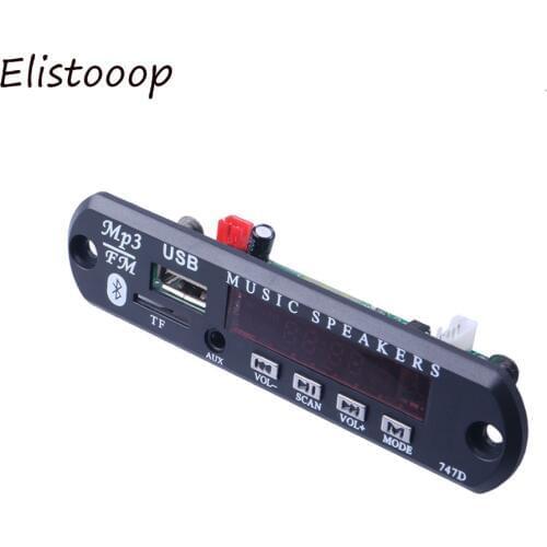 Bluetooth USB MP3 Power Supply FM Radio MP3 Decoder Board DC 12V Audio Module For Car Remote Music Speaker