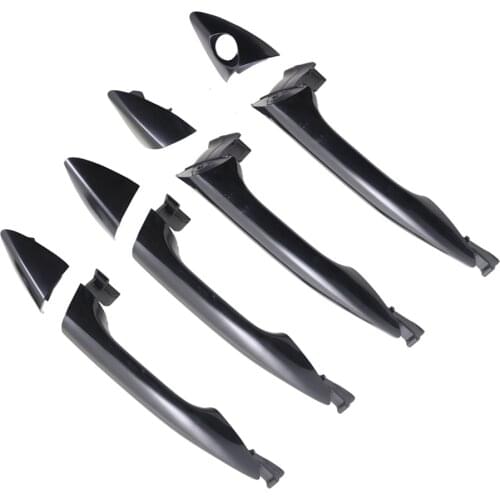 BLACK OUTSIDE EXTERIOR DOOR HANDLE For HYUNDAI ELANTRA 11-15 2011 2012 2013 2014 2015 COUPE 13