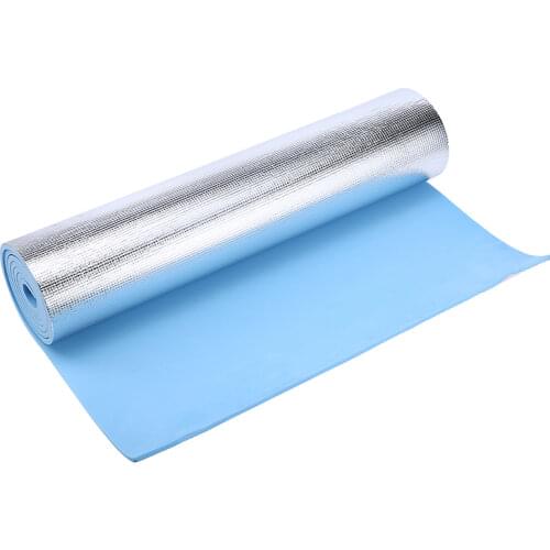 Roll Up Foil Film Outdoor Camping Tent Mat EVA Foam Sleeping Picnic Beach Mattress Yoga Gym Exercise Fitness 180X50X0.6 CM