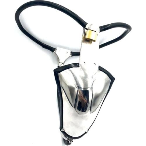 Metal Penis Sleeve Stainless Steel Male Chastity Belt Panties BDSM Bondage Sex Toys For Men Cbt Cock Cage Chastity Lock Device