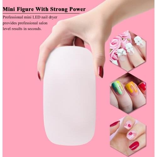 Mini 6W UV LED Lamp Nail Dryer Portable USB Lamp Nail Gel Dryer For Prime Gift Home Use