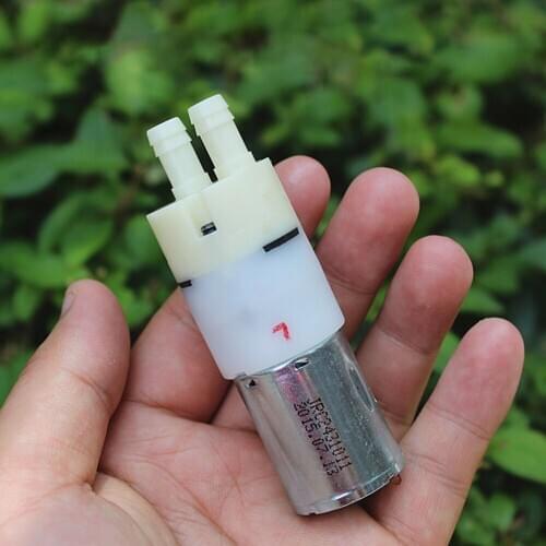 DC 12V Micro Self-priming Water Pump 370 Motor Small Diaphragm Water Pump Vacuum Pump Low Noise DIY