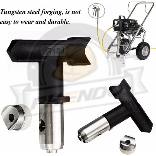 PHENDO 286315 Black Reversible Switch Tip Durable Airless Spray Gun Tips Seal with Guard for Graco/Titan/Wagner Paint Sprayer