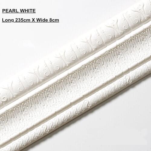 Foam wall stickers PVC household self-adhesive waterproof skirting wallpaper border living room bedroom home decoration border