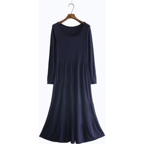 2020 Summer New Nightgown Night Dress Nighties For Women Sleeping Dress Modal Cotton Nightgowns Women Plus Size Sleepwear