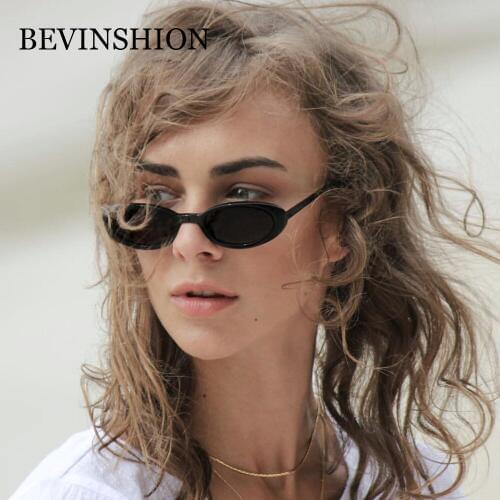 Fashion Brand Small Oval Sunglasses Women Sexy Vintage Sun Glasses Female Black Pink Couple Glasses Men Shades New 2018 Lunette