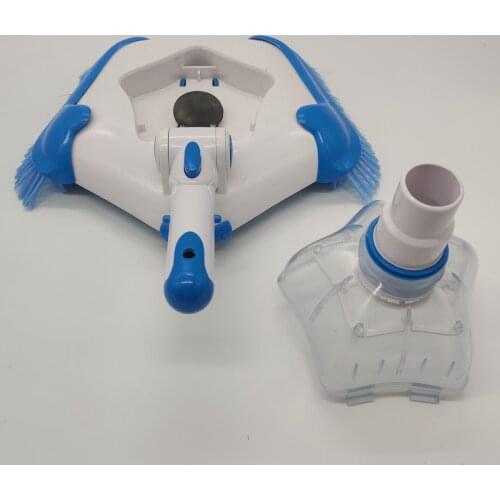 Swimming Pool Vacuum Suction Head Spa Pool Brush Transparent Universal