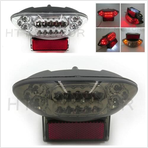 Aftermarket free shipping motorcycle parts LED Tail Light for Suzuki GSX1300R Hayabusa Katana GSX 600 GSX600F 750 SMOKE